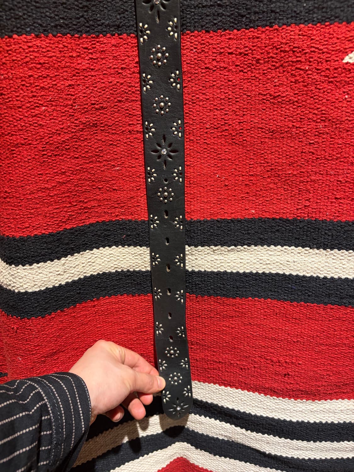 Western native flower belt / 웨스턴 스터드 벨트 상품이미지4