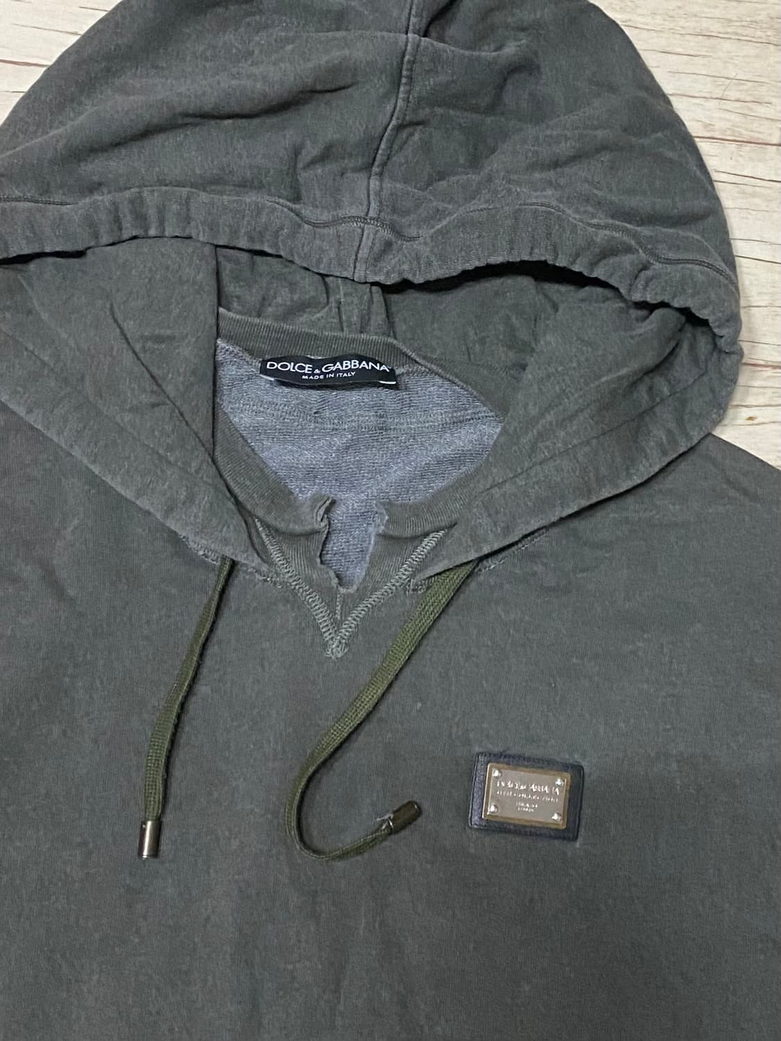 돌체앤가바나 빈티지 워싱 후드티셔츠 사이즈 105 상품이미지2