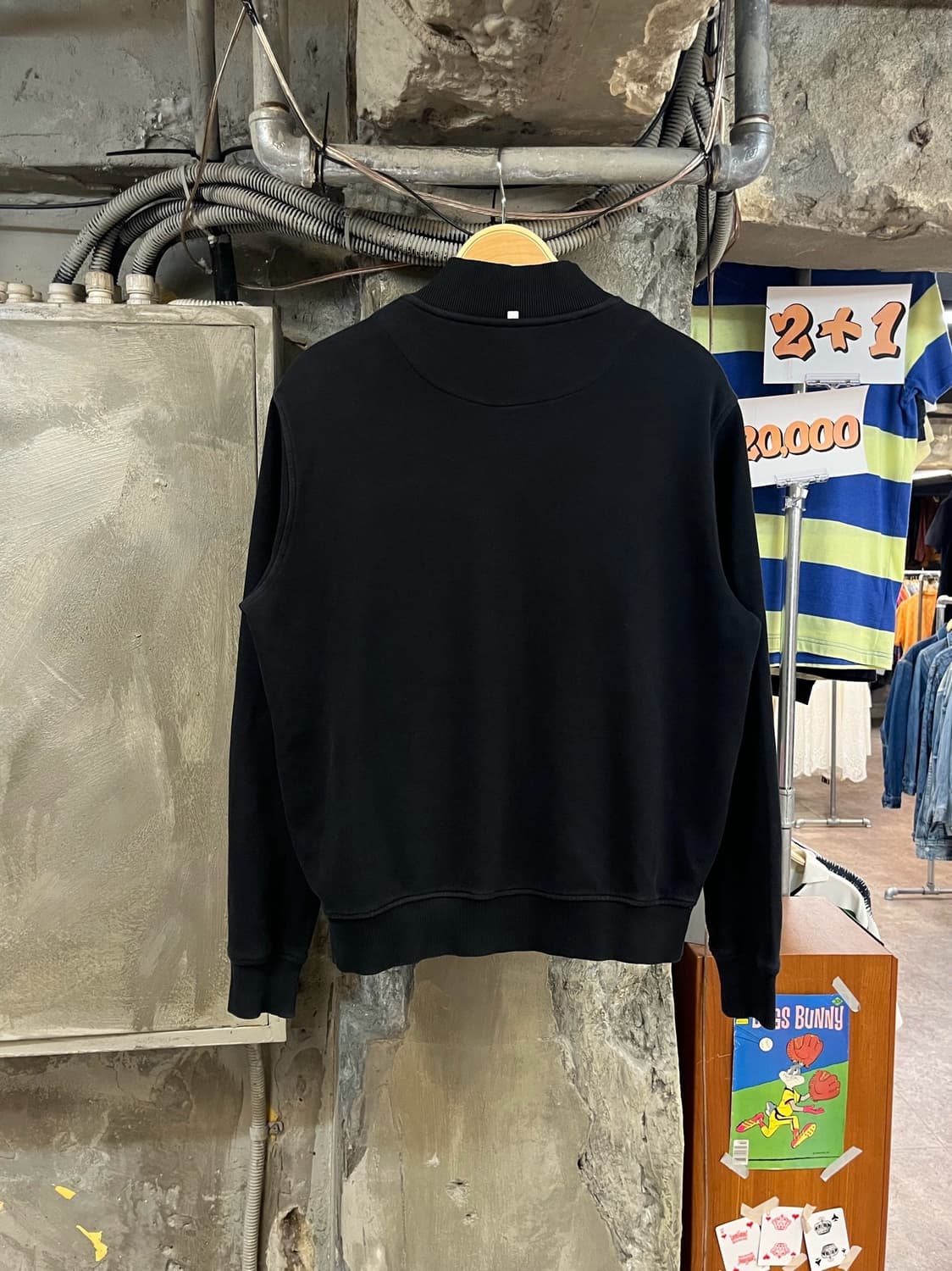 라코스테 스웻 버튼 자켓 블랙 XL #csz3823 상품이미지2