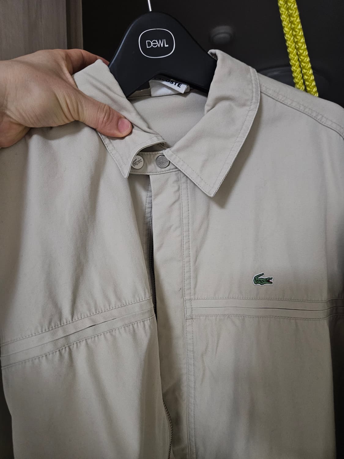 라코스테 베이지 면 자켓/블루종 105 상품이미지8