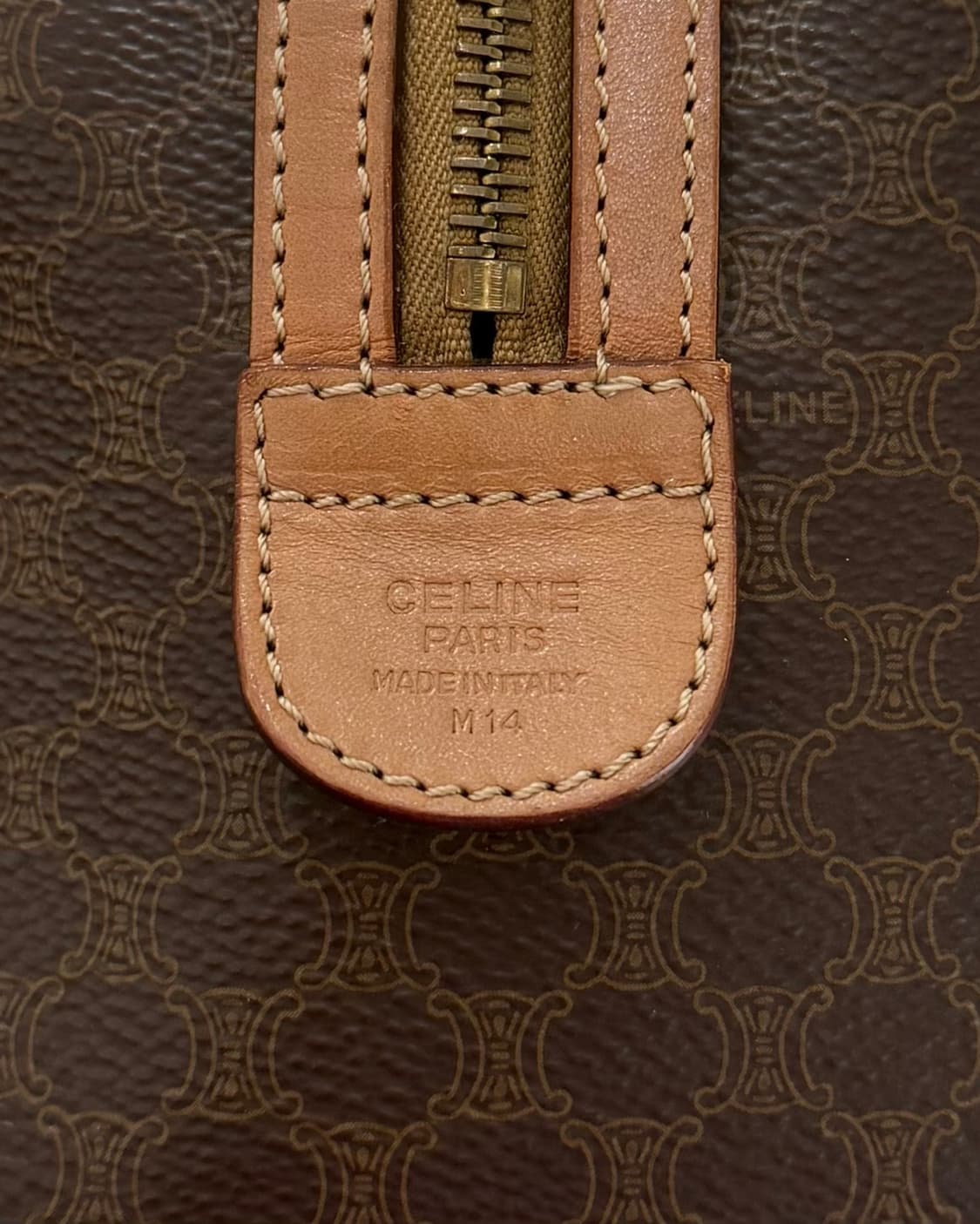 셀린느 브라운 마카담 코팅 캔버스 보스턴백 상품이미지8