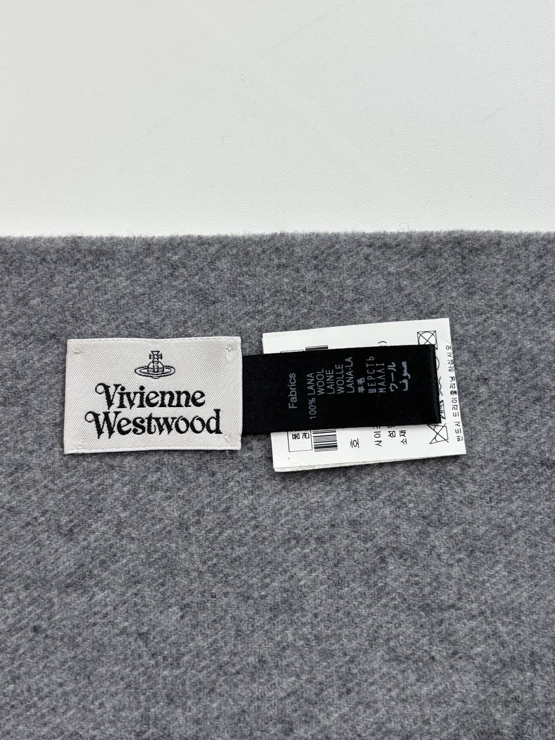 Vivienne Westwood 비비안웨스트우드 그레이 머플러 상품이미지7
