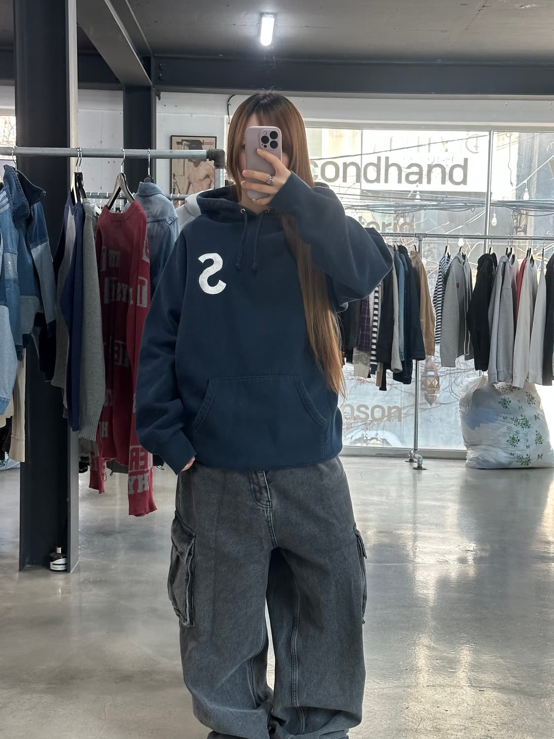 슈프림 15FW S로고 스웨트셔츠 후드집업 상품이미지4