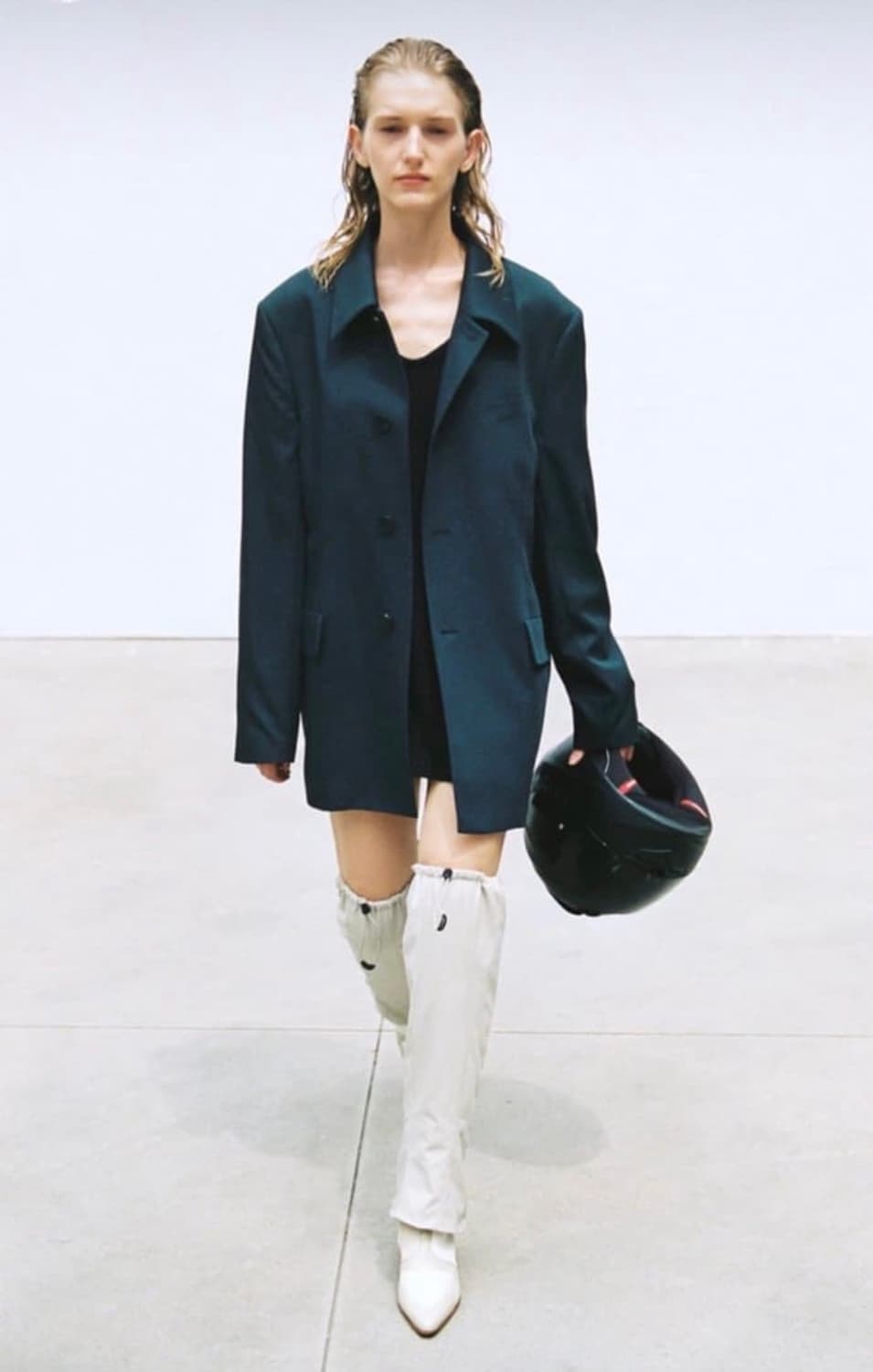 리포스 울 싱글자켓 블랙 상품이미지5