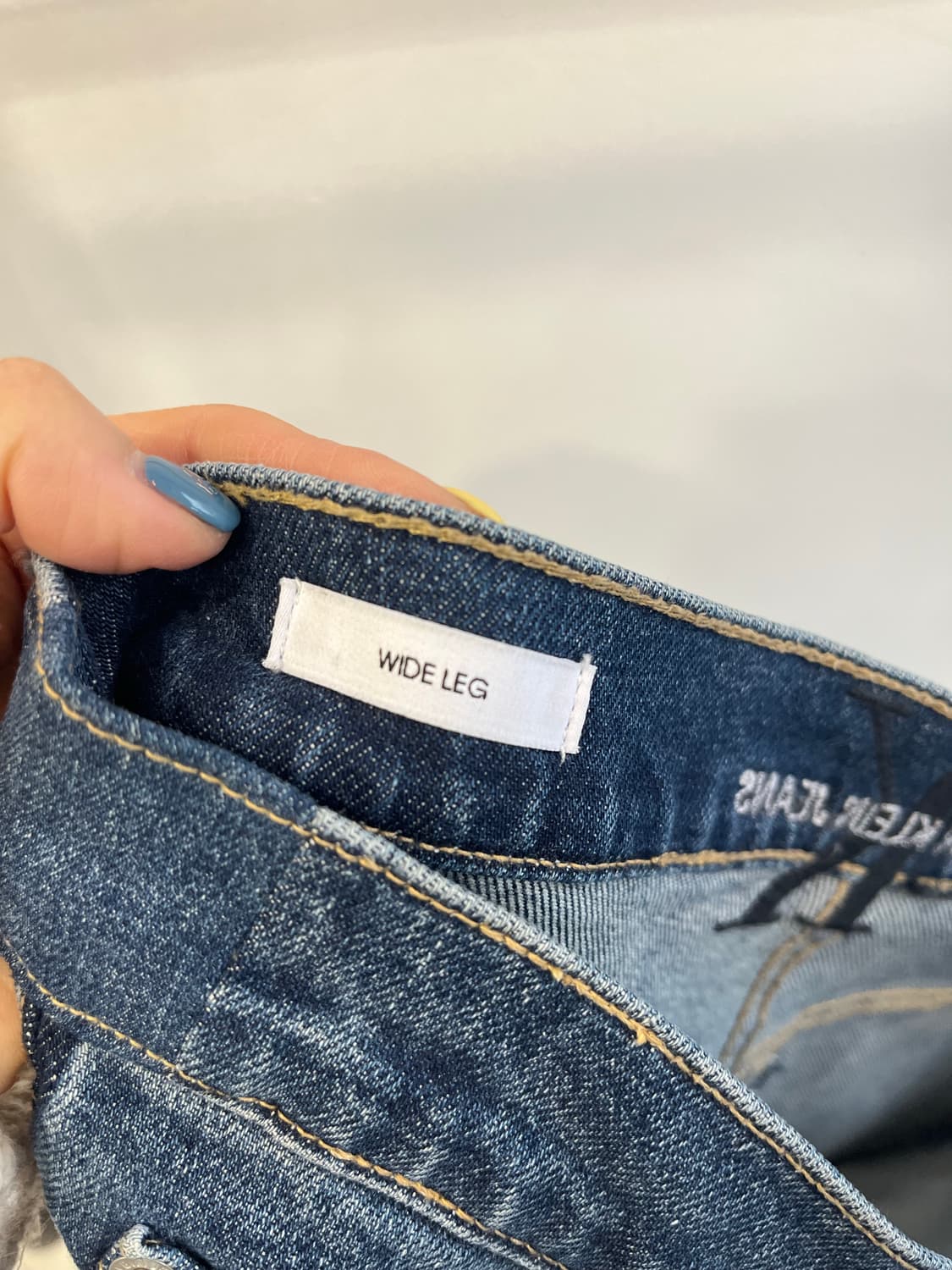 캘빈클라인(CK) 로우라이즈 와이드 데님 (W26) 상품이미지5