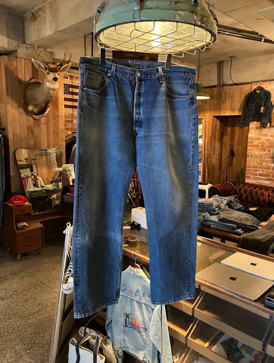 USA 빈티지 리바이스 501 데님 팬츠 상품이미지1