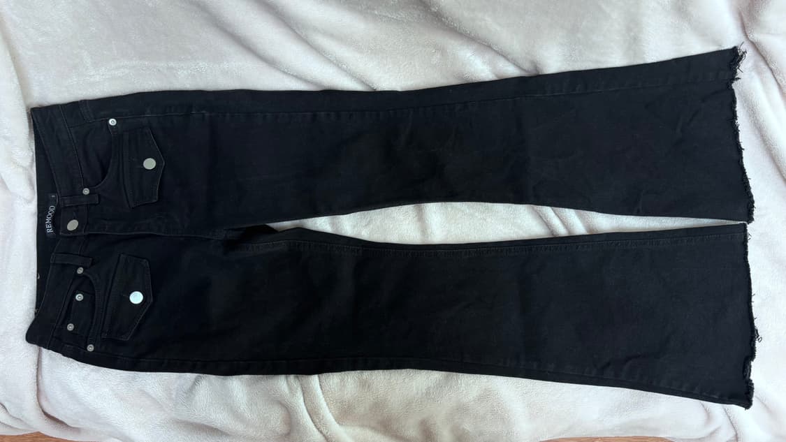 어반유니크 포켓 부츠컷 데님 블랙 S 상품이미지9