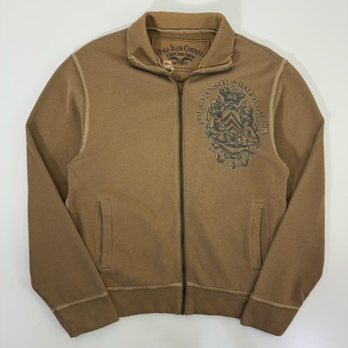  Polo  폴로 진스 컴퍼니 그런지 스티치 트랙탑 져지 상품이미지1