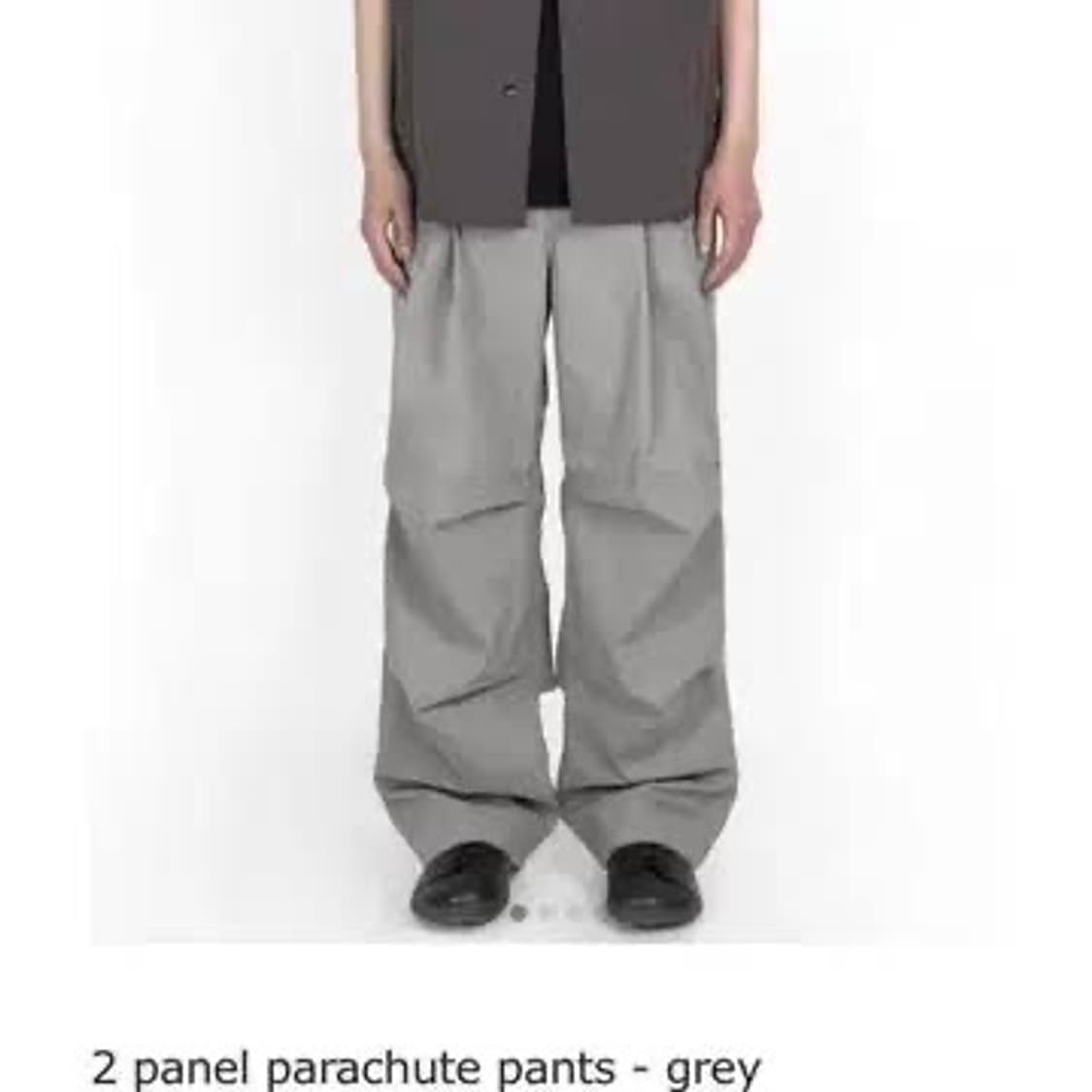 고낙 2패널 파라슈트 팬츠 그레이 상품이미지1
