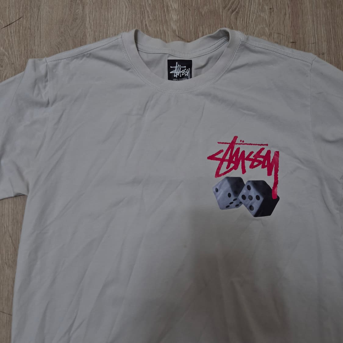 스투시 더블다이스 빅로고 반팔티셔츠 L(100) 상품이미지2