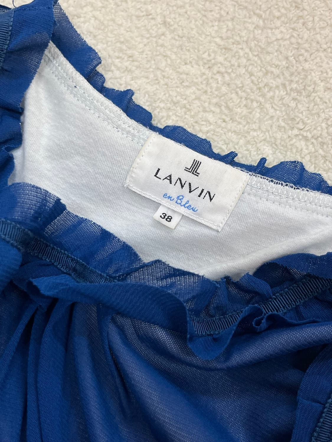 LANVIN 랑방 프릴 탑 상품이미지5