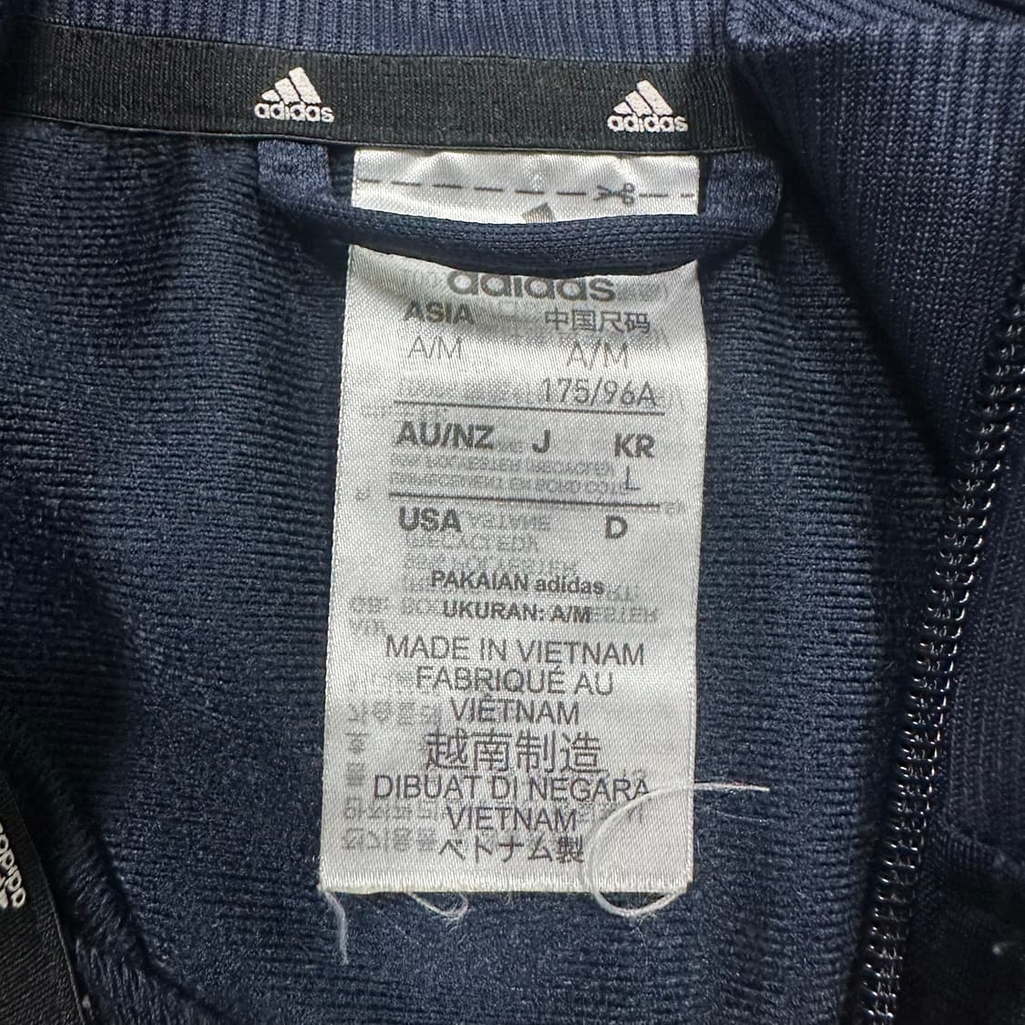 ✨ (바배) 아디다스 네이비 트랙탑 져지  상품이미지3