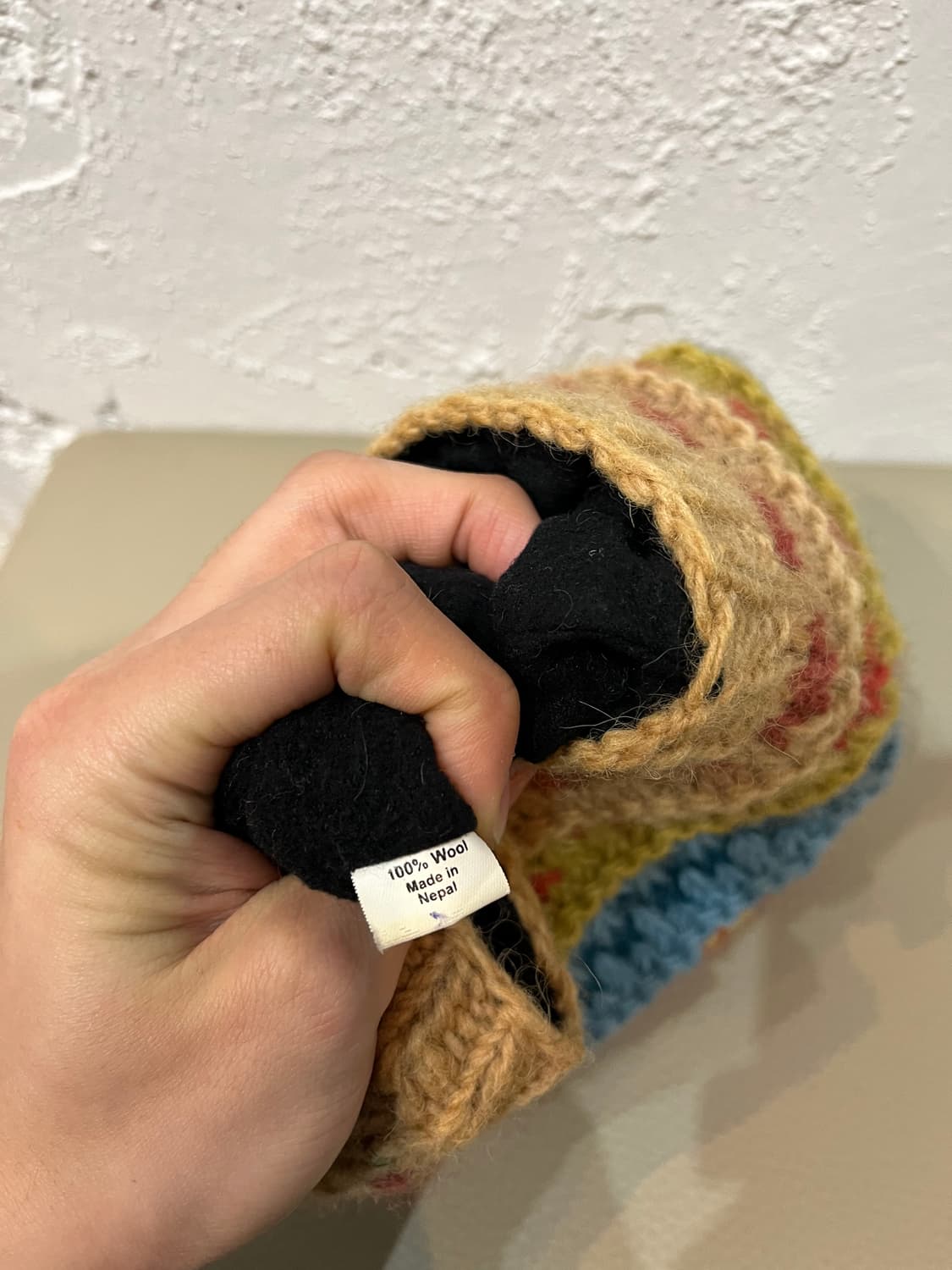 Made in Nepal 퓨어울 핸드메이드 비니 우먼즈 상품이미지4