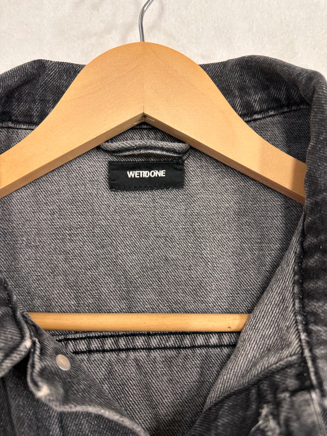 (L)웰던 오버사이즈 블랙 데님 자켓 상품이미지3