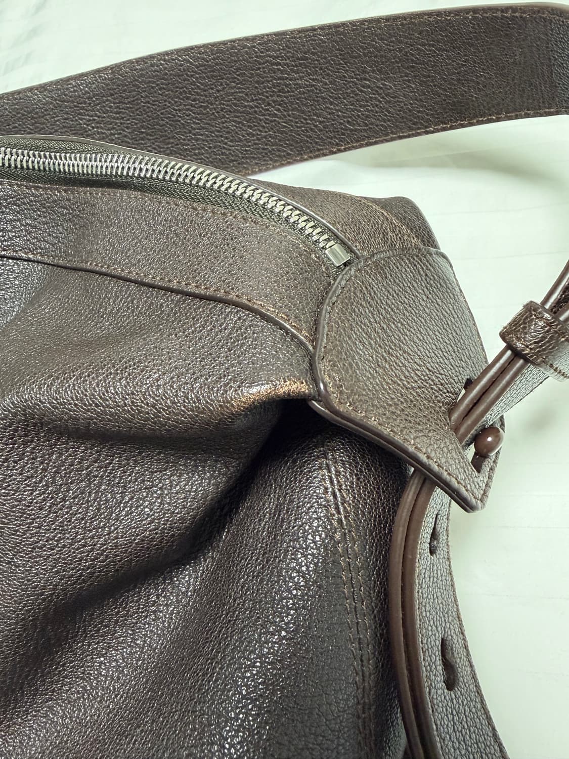 르메르 라지 폴디드 백 다크초콜렛 상품이미지7