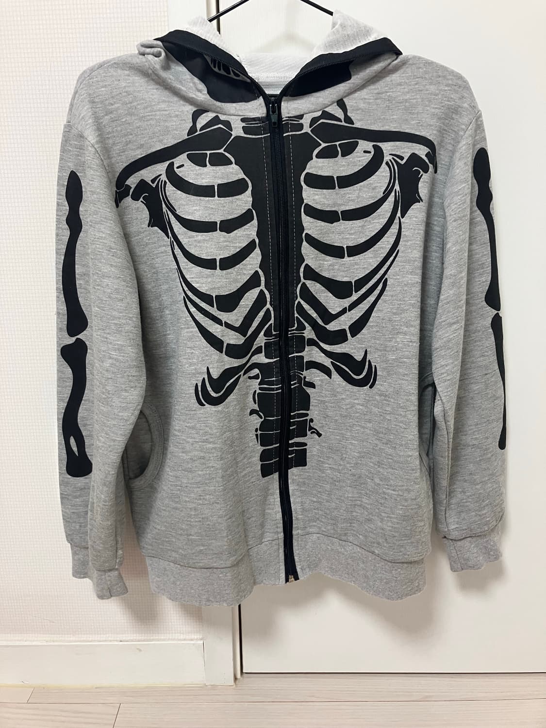 해골 후드집업 스컬 고스펑크 빈티지 긱시크 상품이미지1