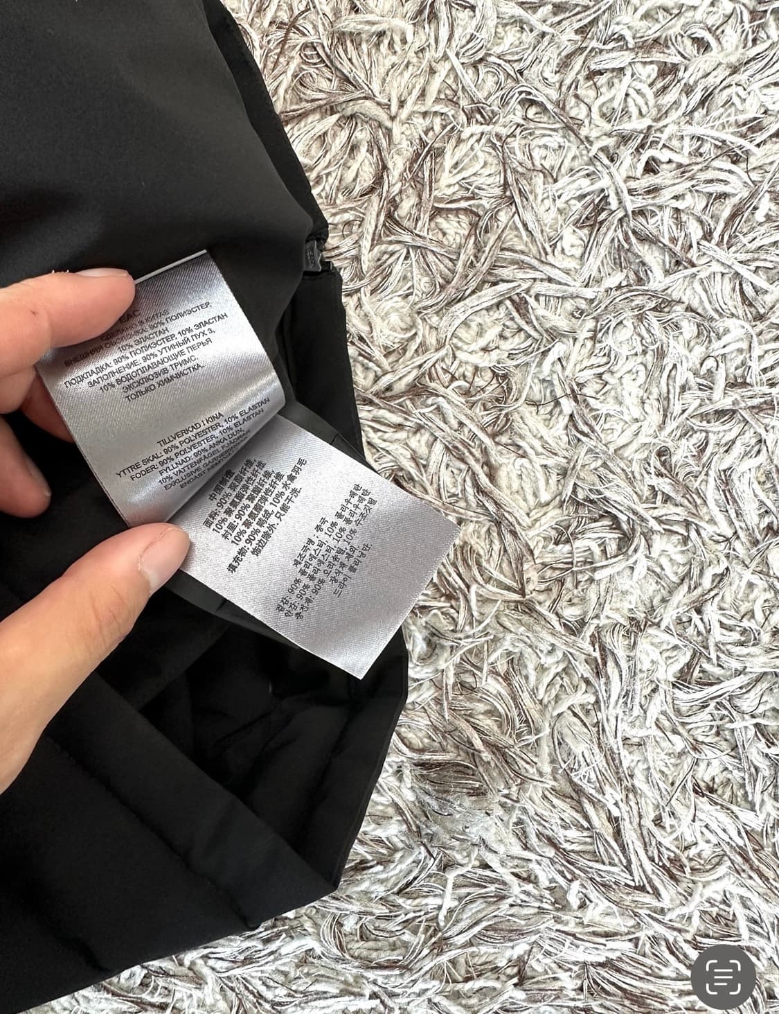 무스너클 풀크레스트 다운 후드 경량패딩 ㅡ95사이즈 상품이미지7