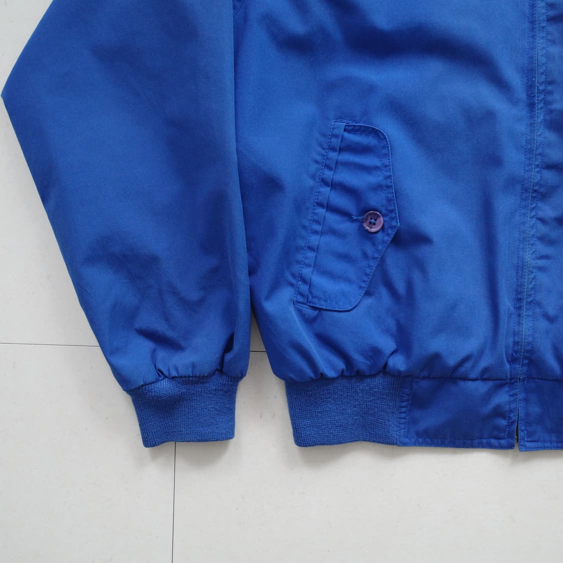 90s 에디바우어 빈티지 65/35 해링턴 자켓 블루 (105) 상품이미지4