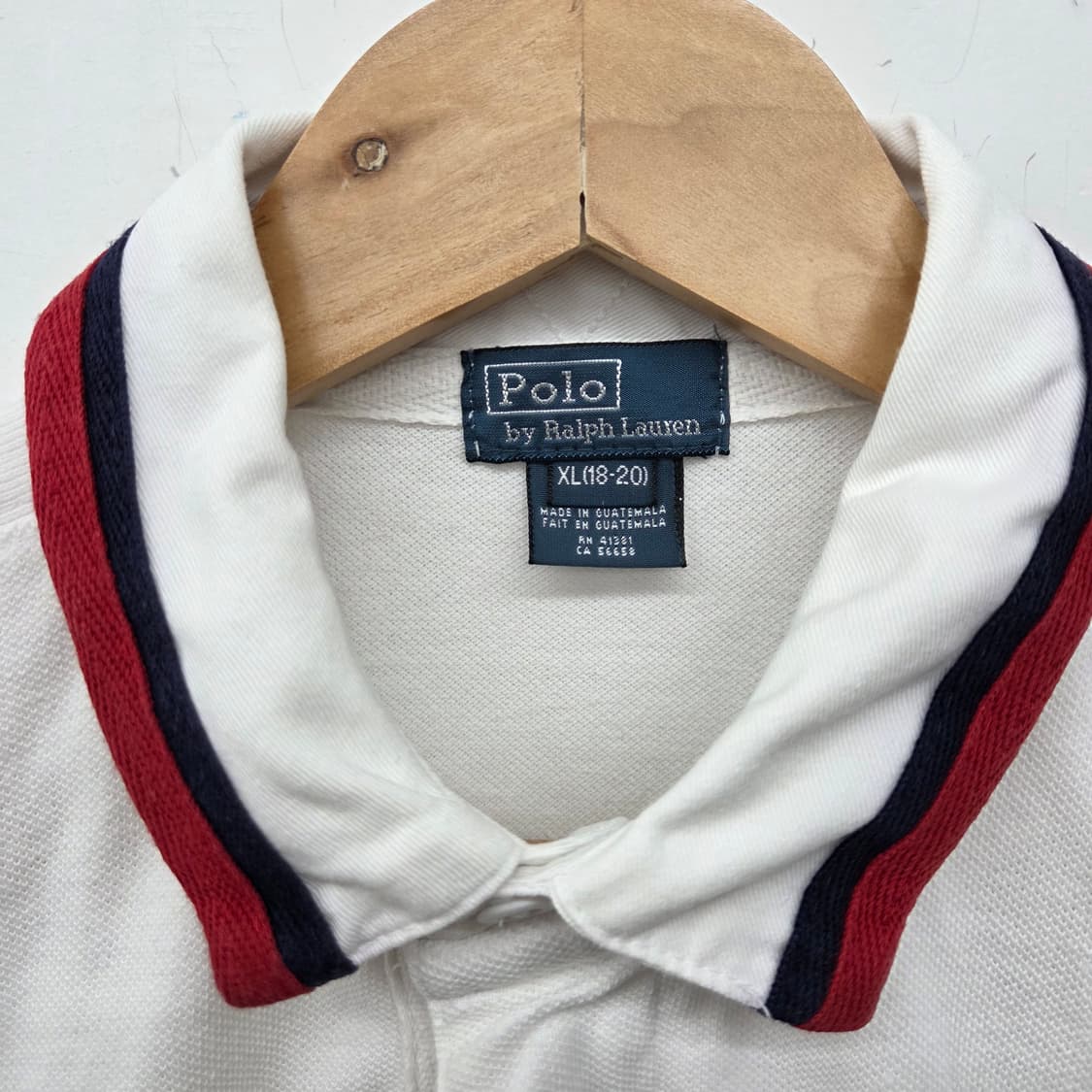 폴로 랄프로렌 빅포니 USA 반팔 카라티 화이트 여m 상품이미지4