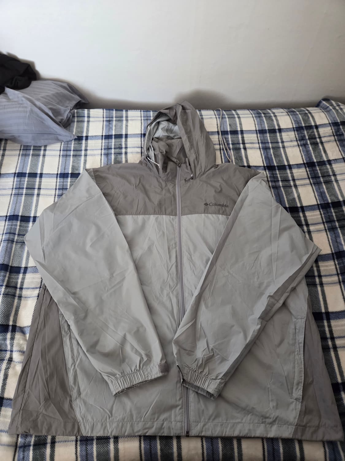컬럼비아 COLUMBIA 글렌나커 레이크 레인 자켓 1X 그레이 컬러 상품이미지1