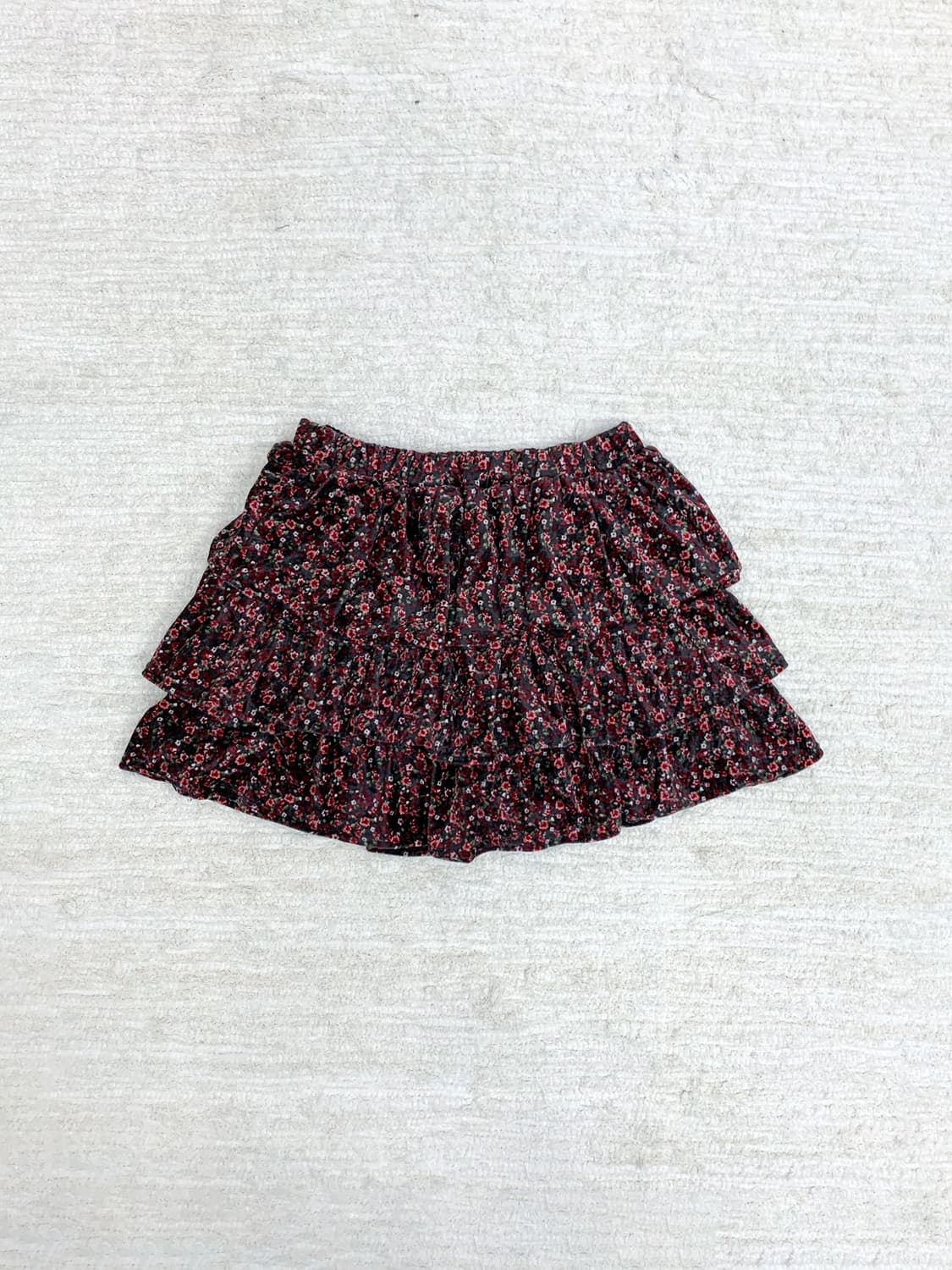 COLZA Pink/Brown Tiered Skirt   상품이미지1