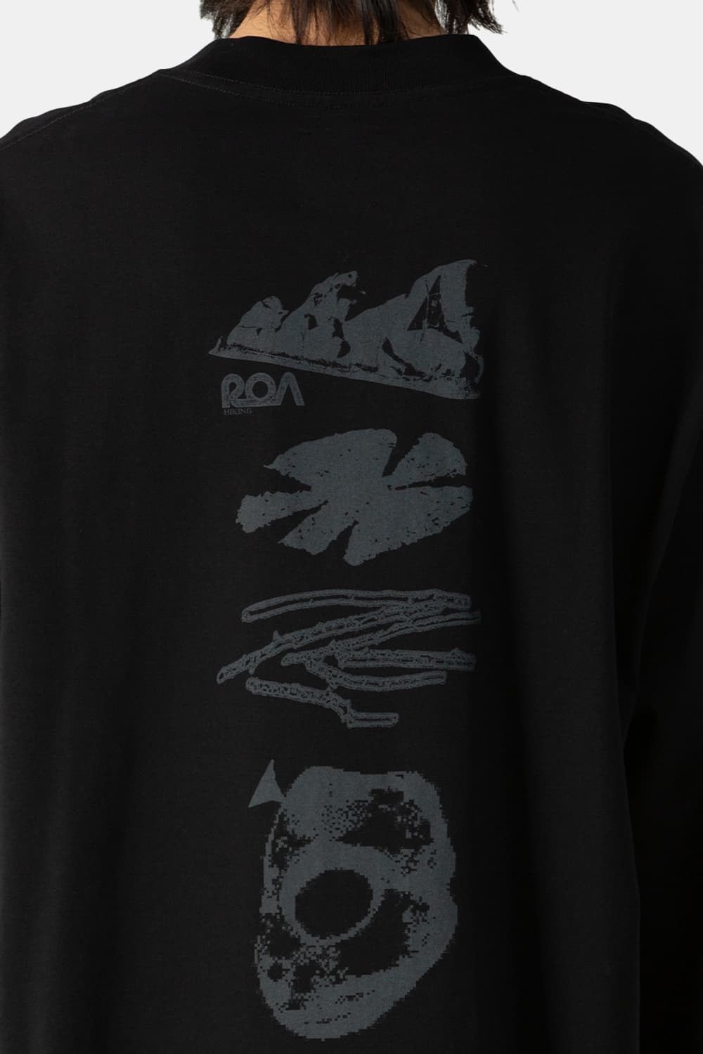 ROA LONG SLEEVE GRAPHIC BLACK (L) 상품이미지2