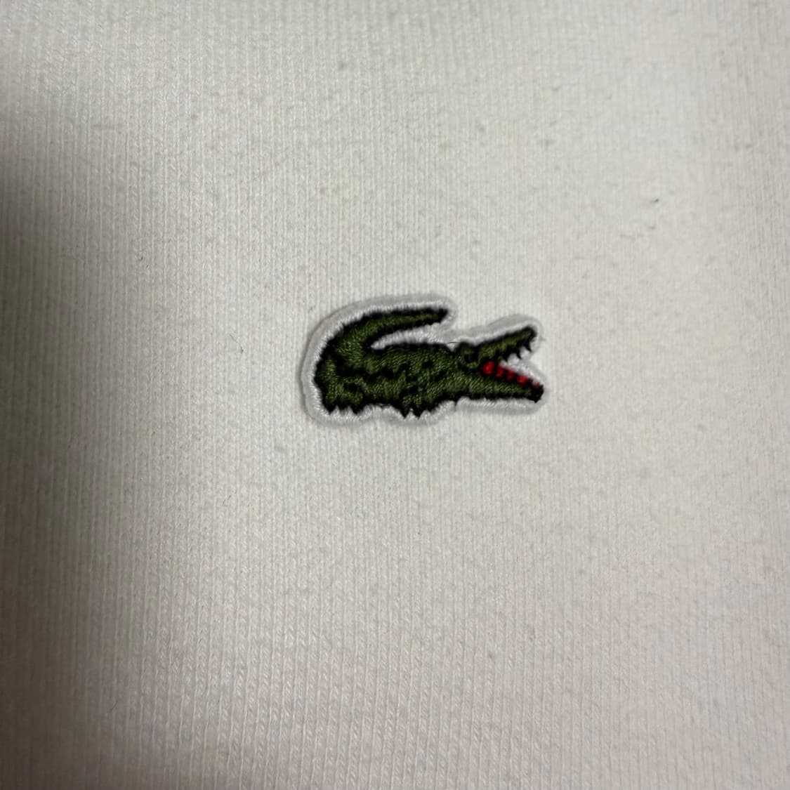 라코스테 맨투맨 화이트 5사이즈 105 상품이미지3