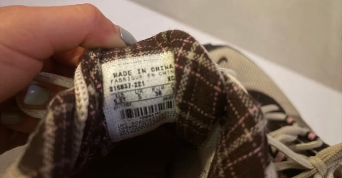 (빈티지) 나이키 샥스 운동화 브라운/핑크 240 상품이미지9