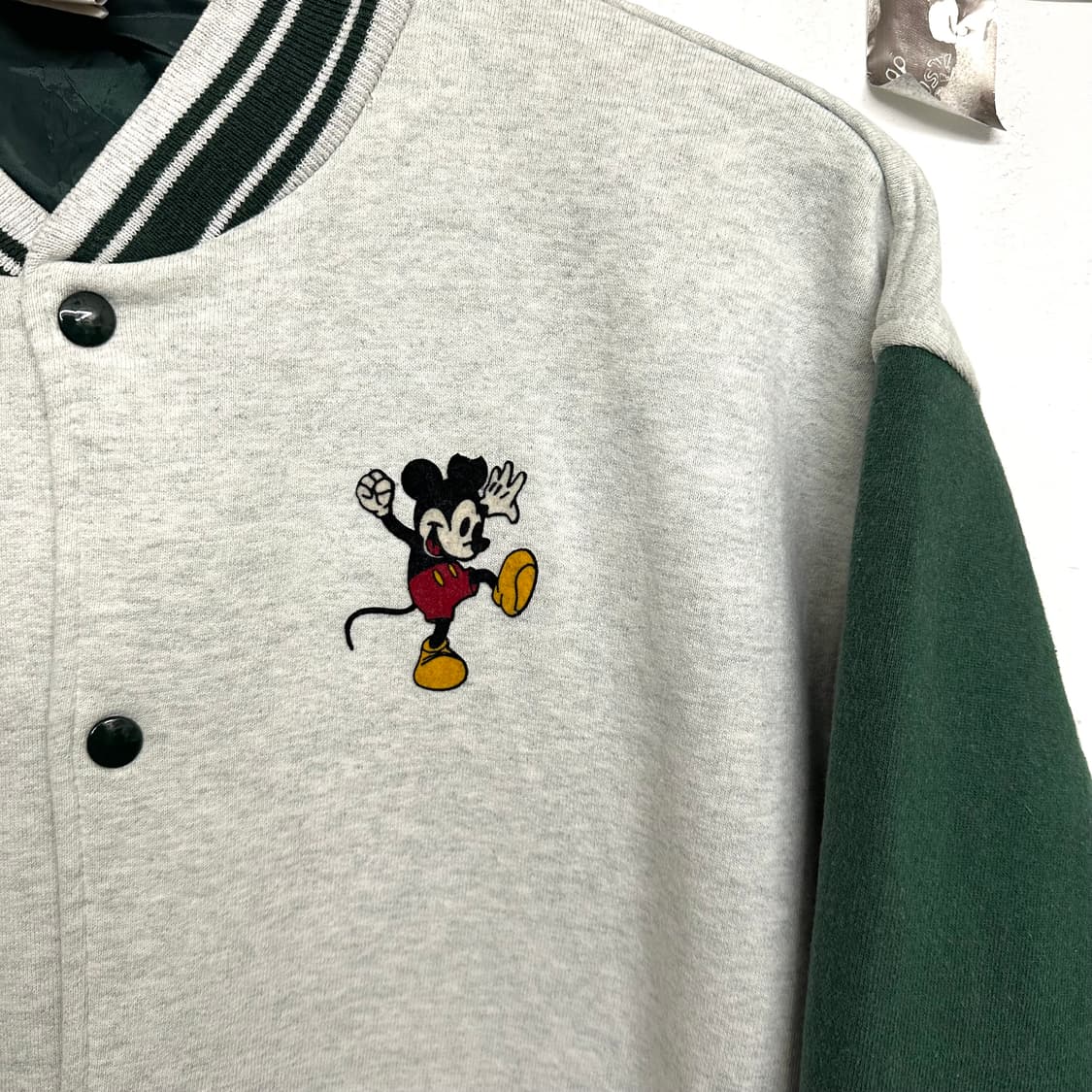 90‘s 디즈니 미키 스웻 바시티자켓 상품이미지6