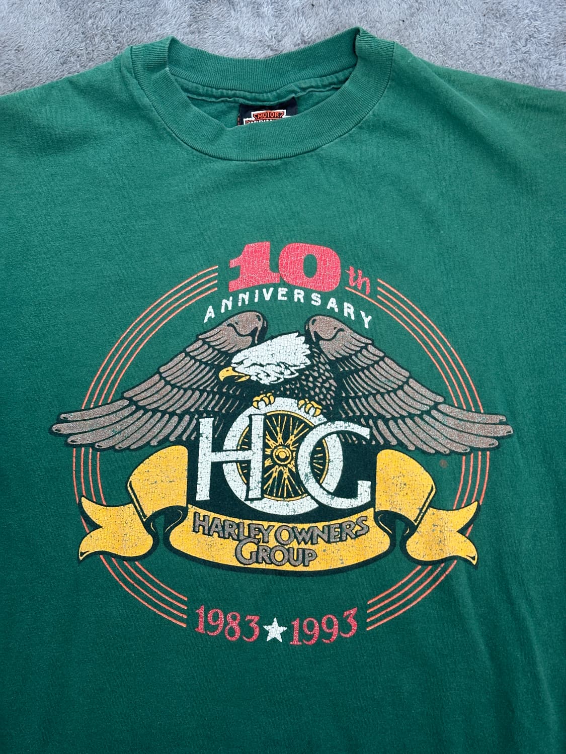 90s Harley-Davidson 오너스 그룹 티셔츠 M 상품이미지3