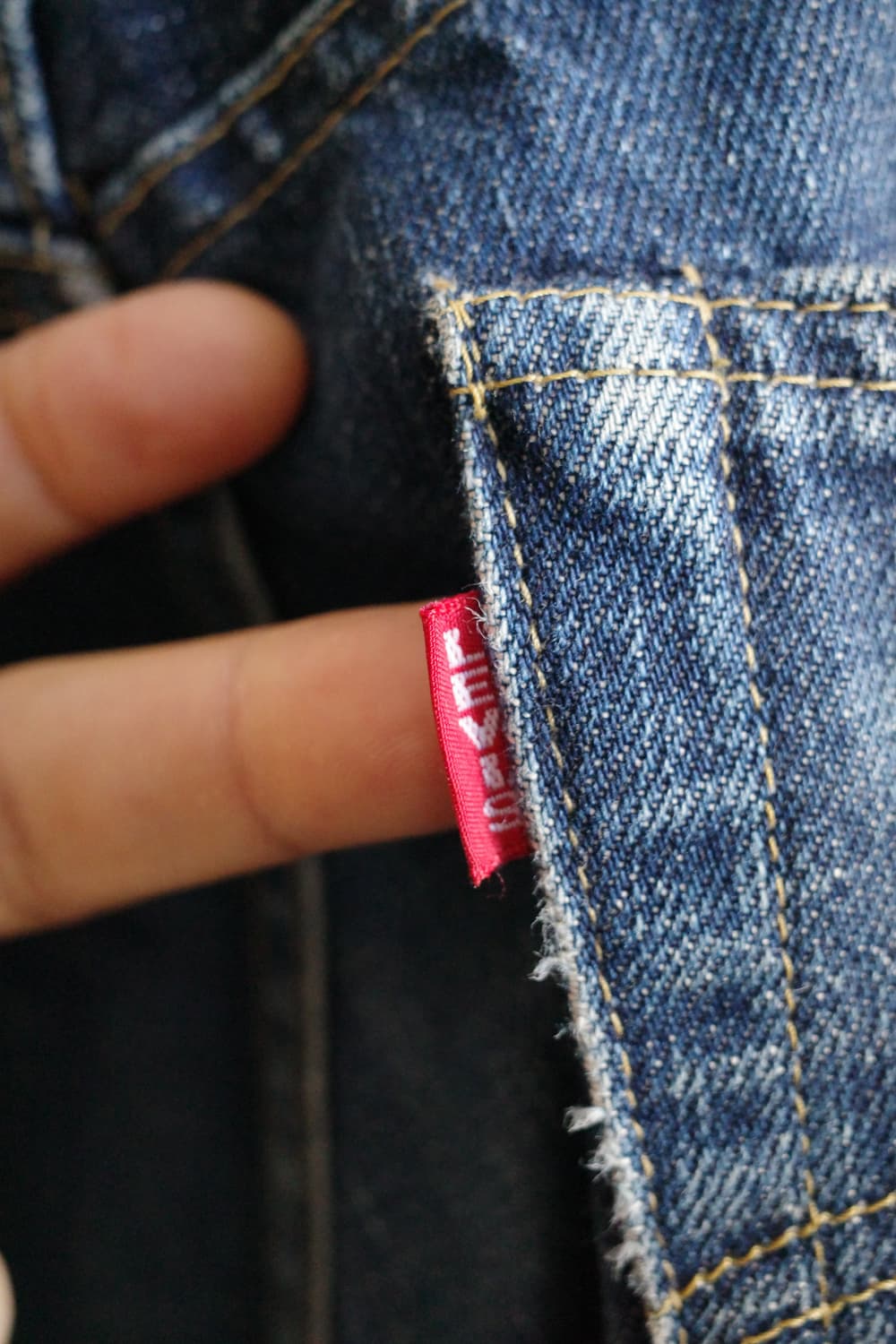 90s 리바이스 702 빅 E 셀비지 데님팬츠 상품이미지8