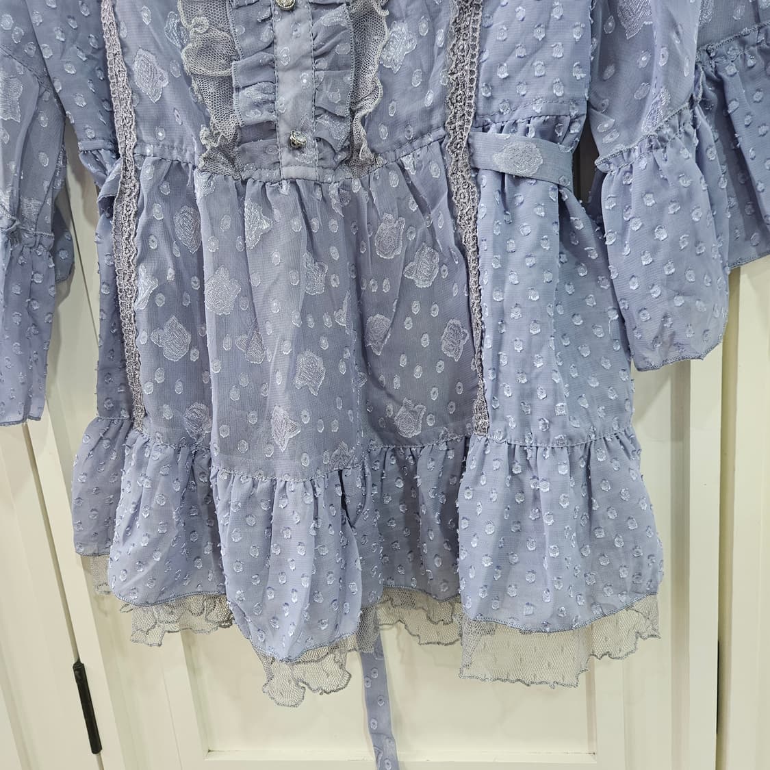 axes femme 프릴 블라우스 상품이미지5