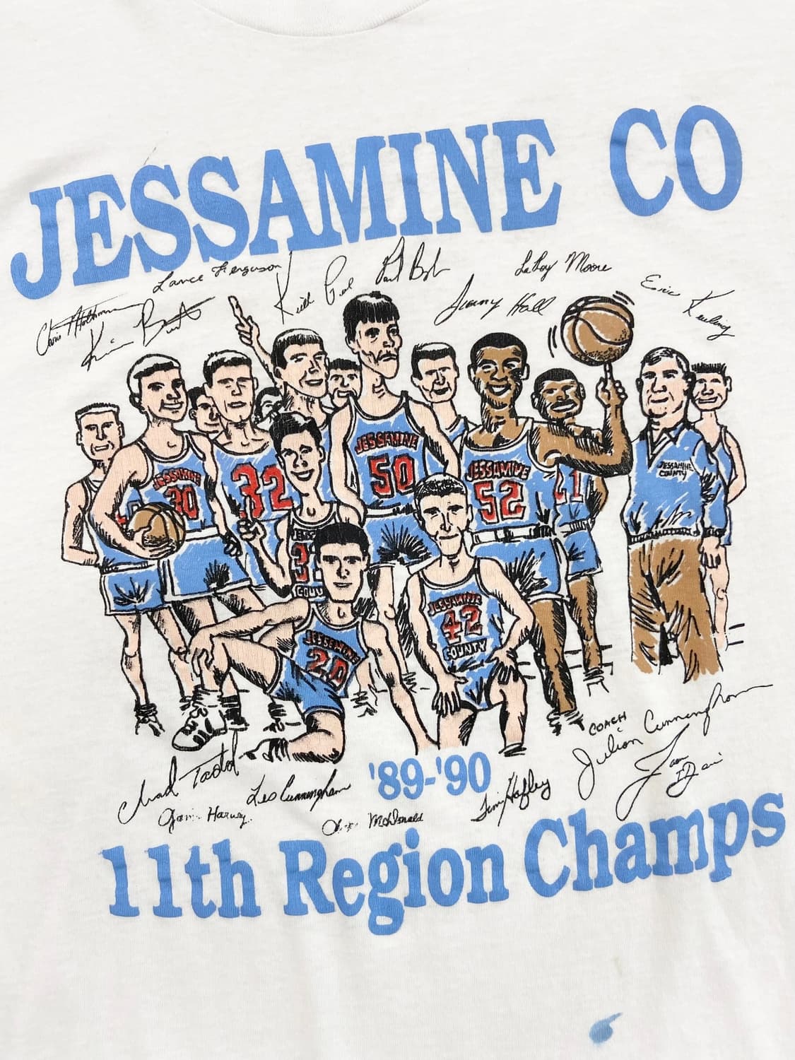 89-90 Jessamine County 농구 반팔티셔츠 상품이미지5