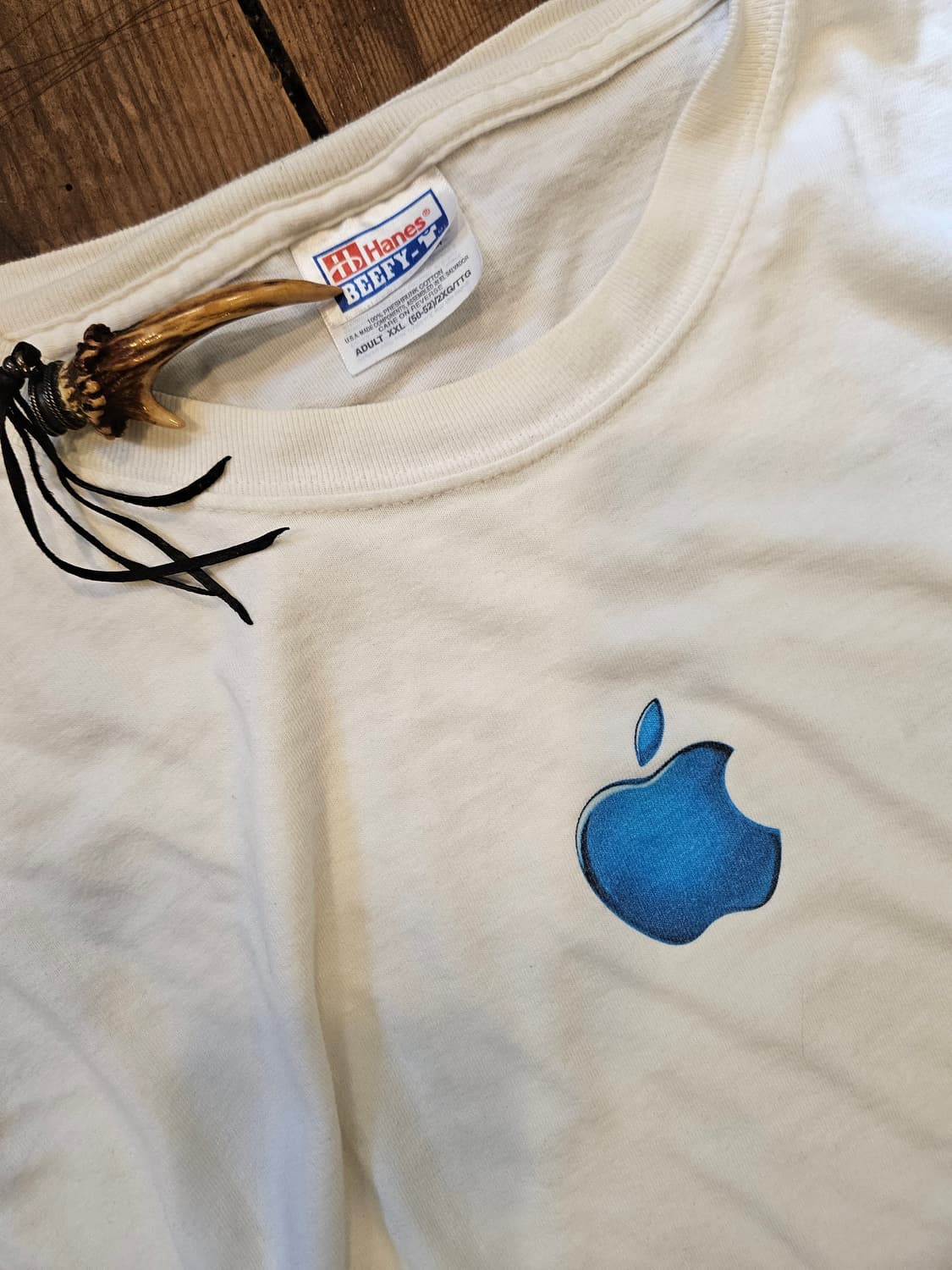 90s 빈티지 애플 티셔츠  상품이미지3