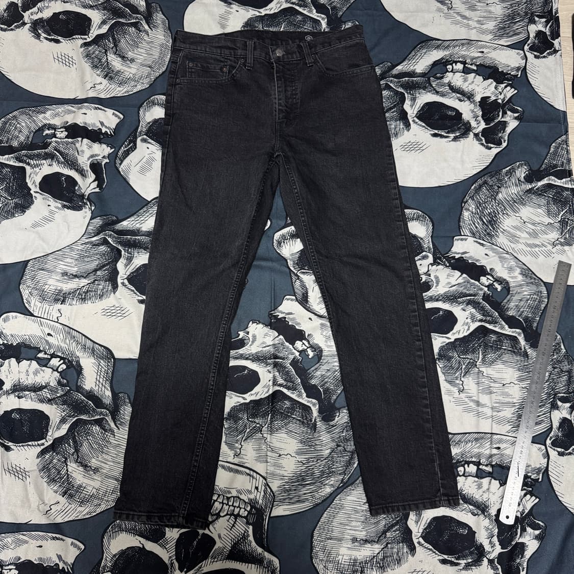 리바이스 502 흑청바지 32x32 상품이미지2
