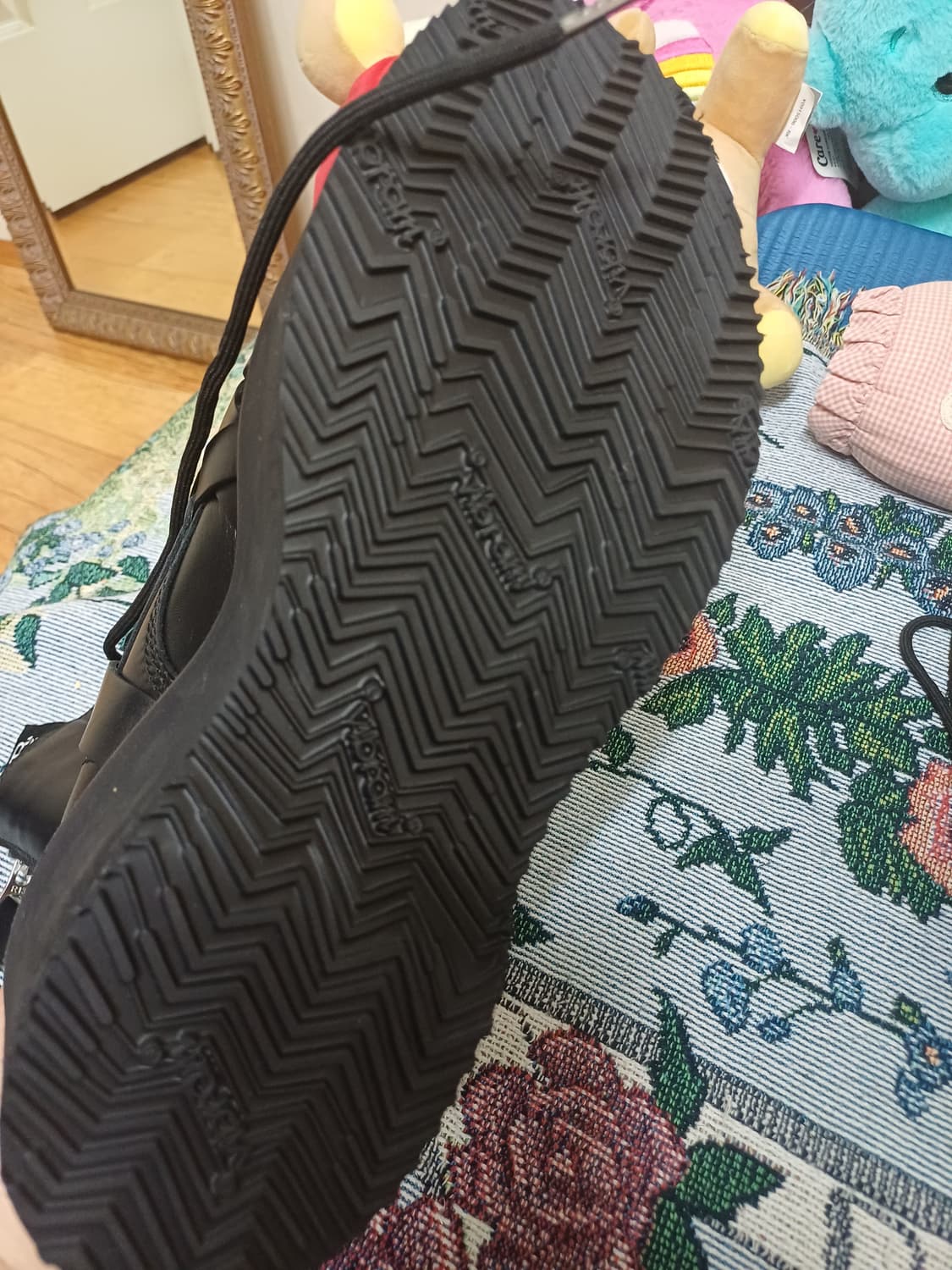 R13 알써틴 블랙스트랩 더블스택부츠 상품이미지7