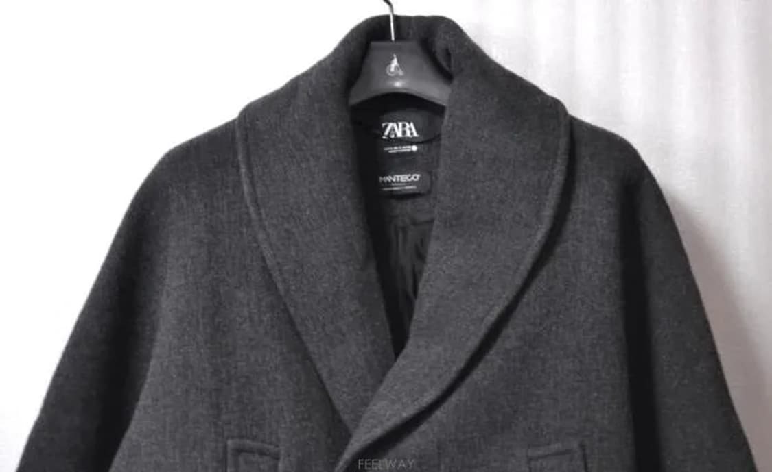 자라(ZARA)/여성루즈핏모직혼방원버튼자켓(사이즈55~66)미사용품 상품이미지3
