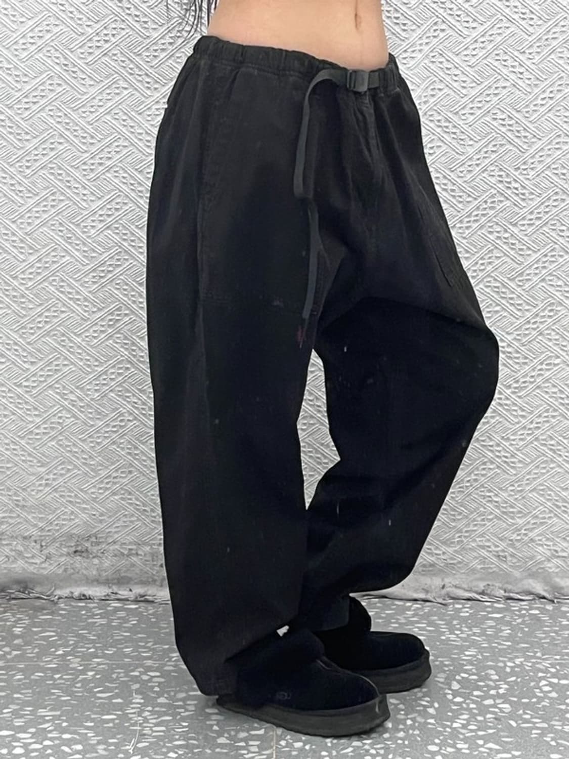 그라미치 빈티지 아메카지 벨티드 코튼팬츠 면바지 XL C09099 상품이미지1