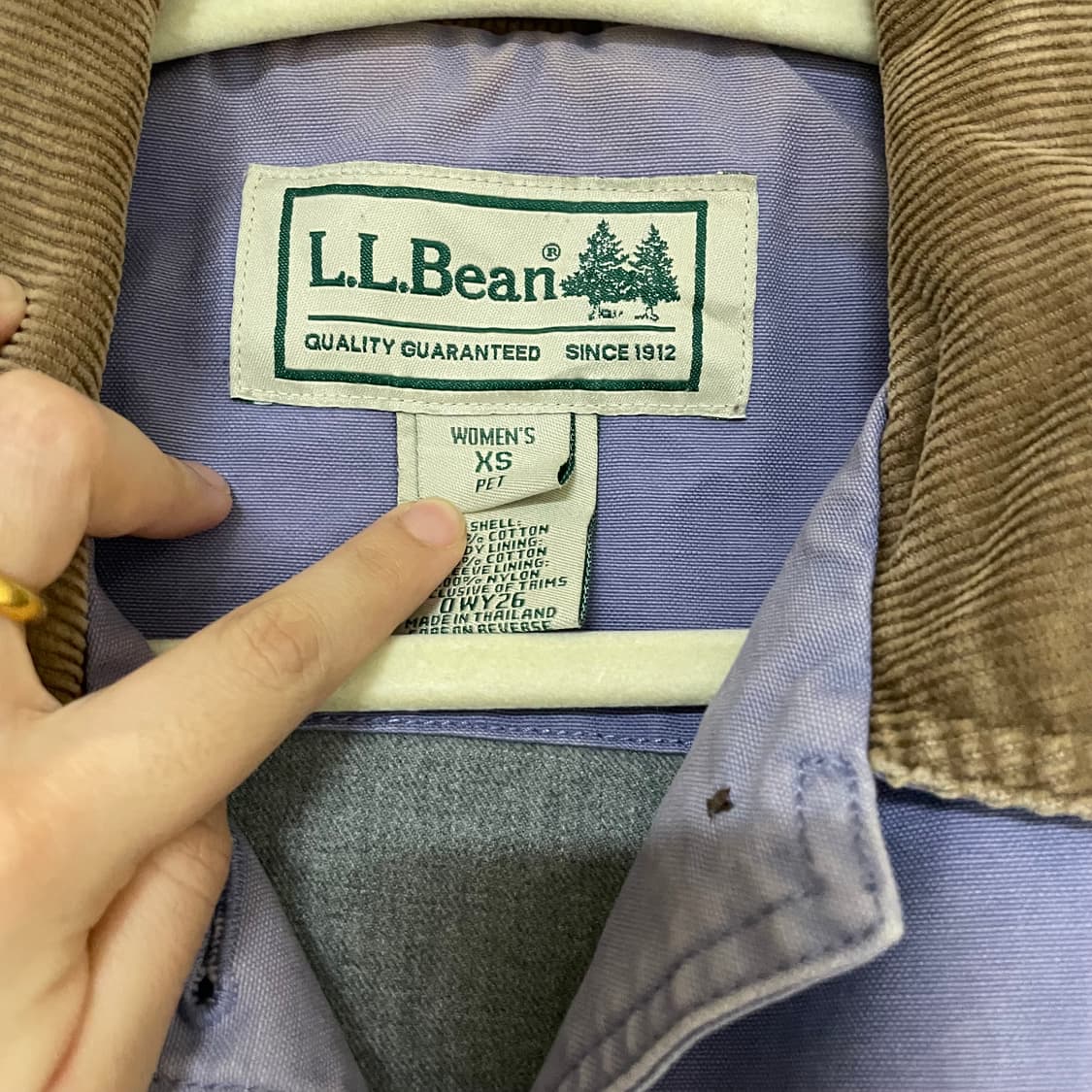 LL been 엘엘빈 워크자켓 여성 xs 헌팅자켓 코듀로이  상품이미지4