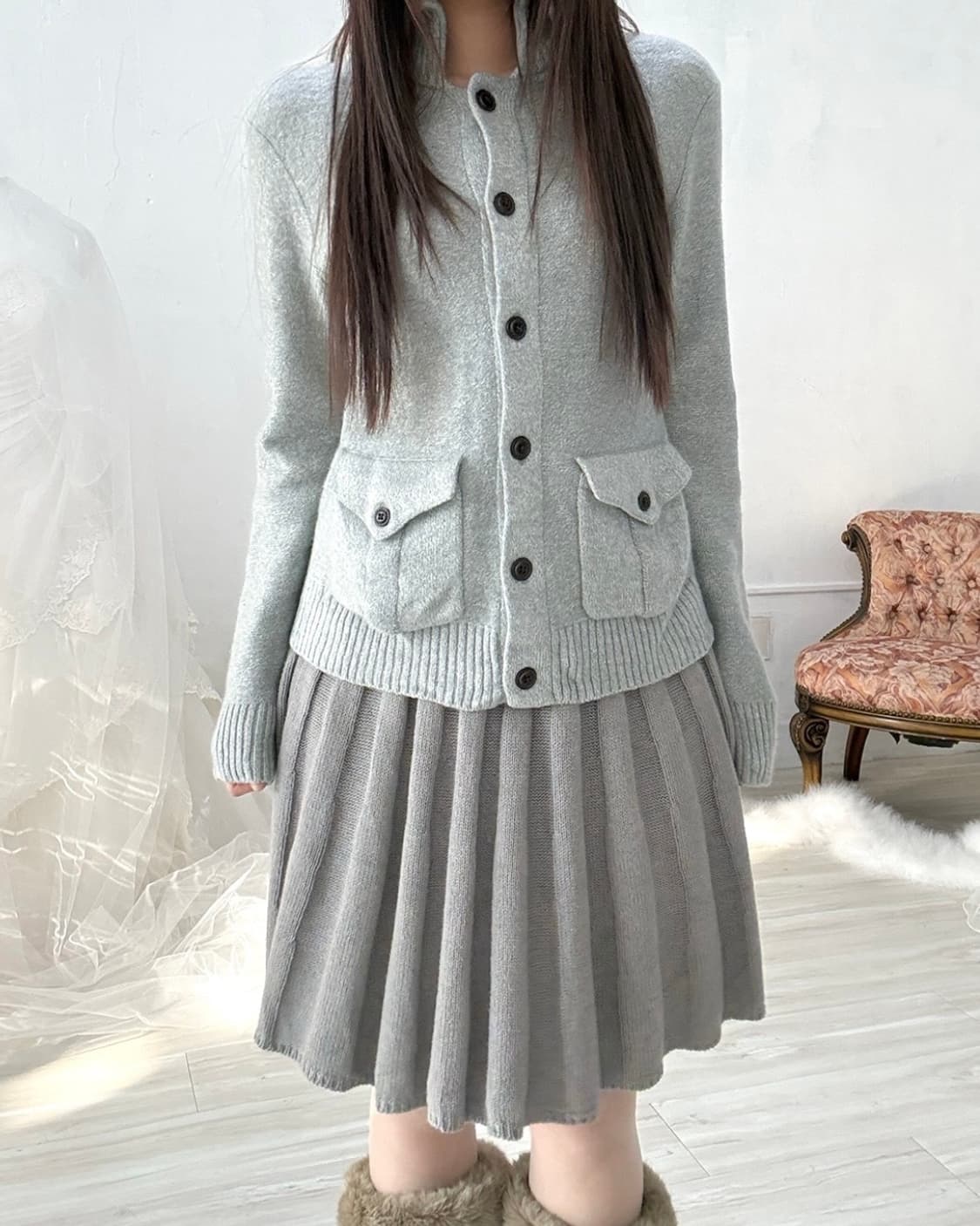 niko and... warm gray midi skirt  상품이미지8