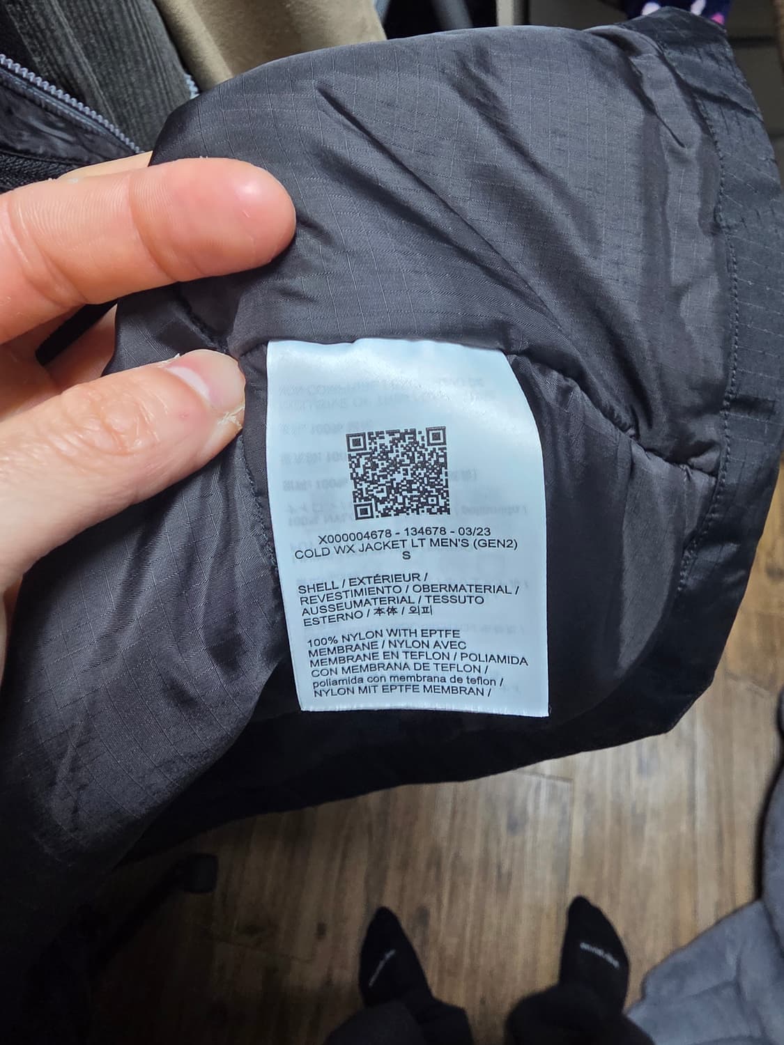 아크테릭스 리프 콜드 WX LT 울프 S 상품이미지6