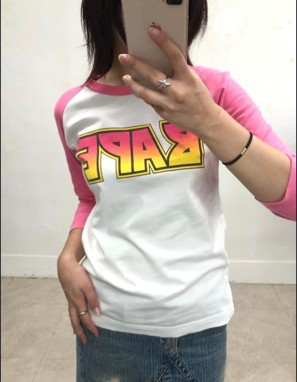 베이프 레글런 나그랑 티셔츠 상품이미지1