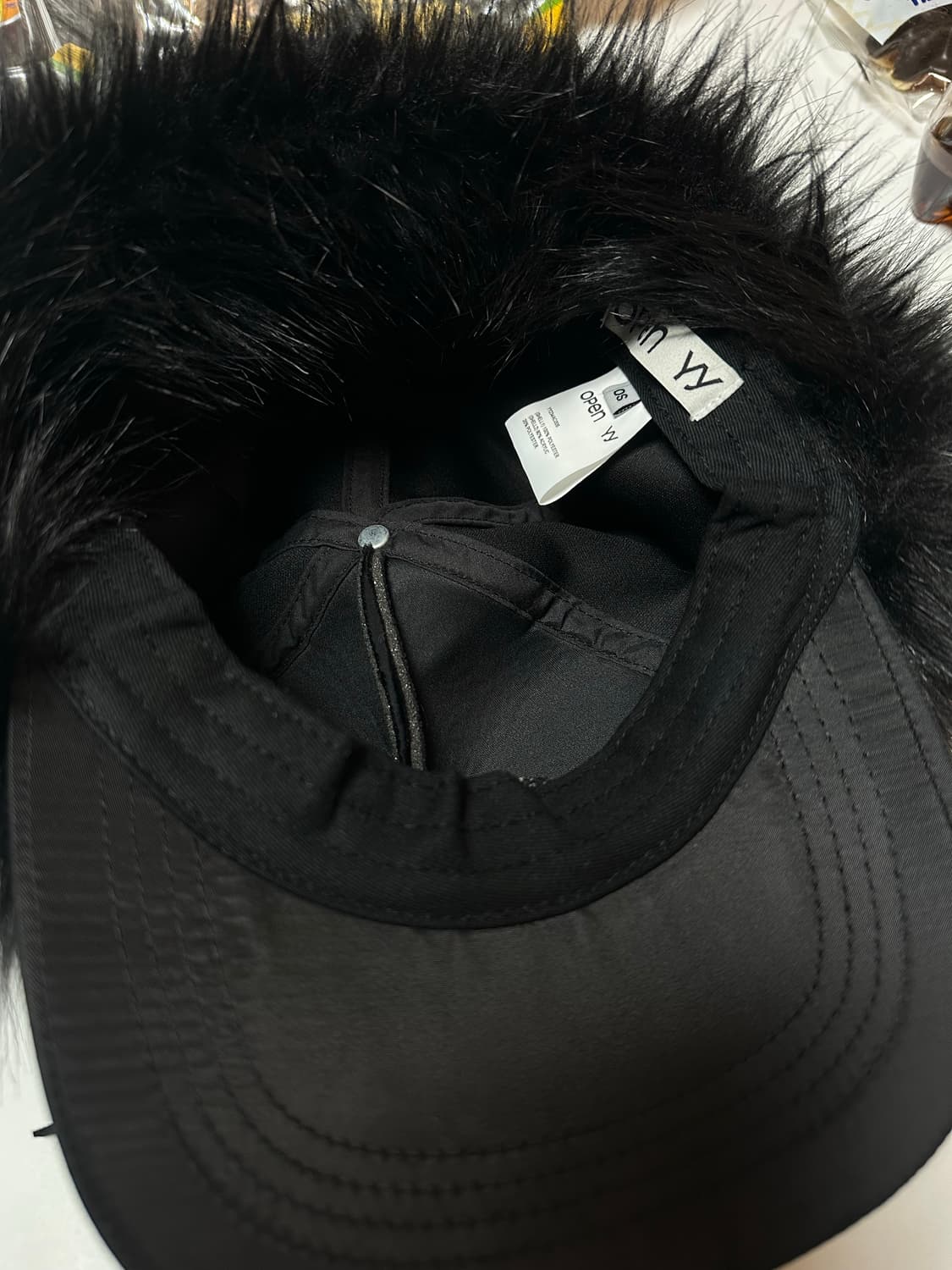 OPEN YY 트루퍼햇 / 이어플랩 햇 블랙 상품이미지5