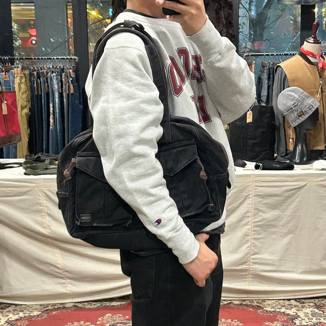 요시다 포터 밀리터리 토트백 숄더백 70주년 한정판 상품이미지10