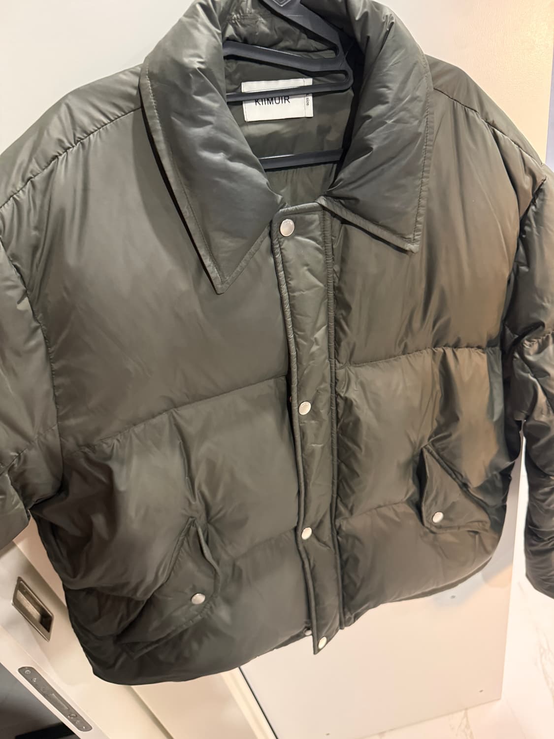 키뮤어 카라 숏 다운 점퍼 상품이미지3