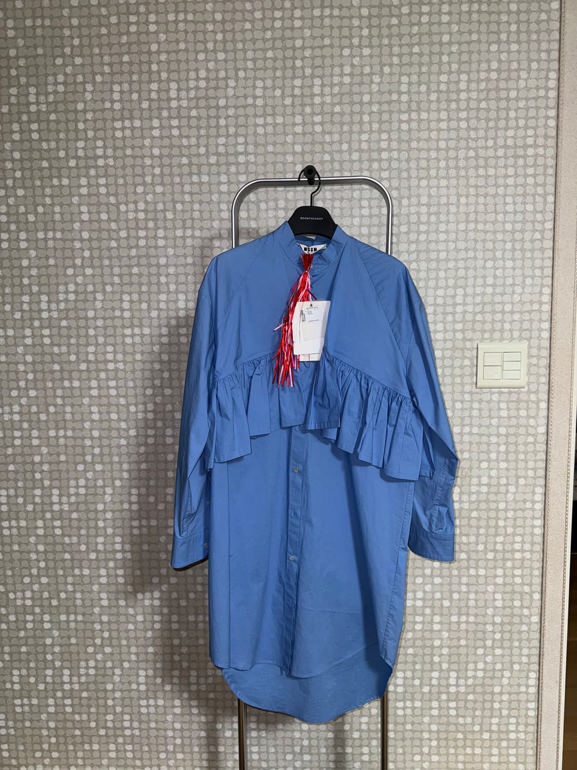 (새상품) MSGM 여성 블루 셔츠 드레스 원피스 상품이미지1