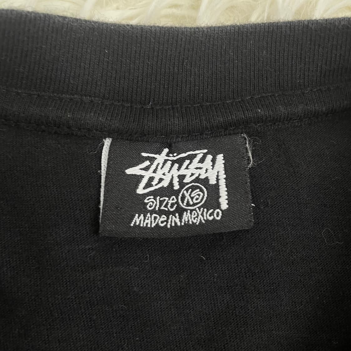 스투시 베이직 로고 반팔티 블랙 상품이미지4