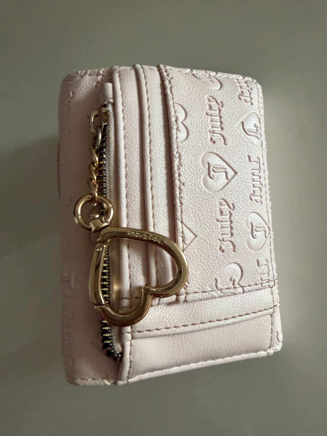 쥬시꾸뛰르 핑크 하트 지갑 상품이미지3