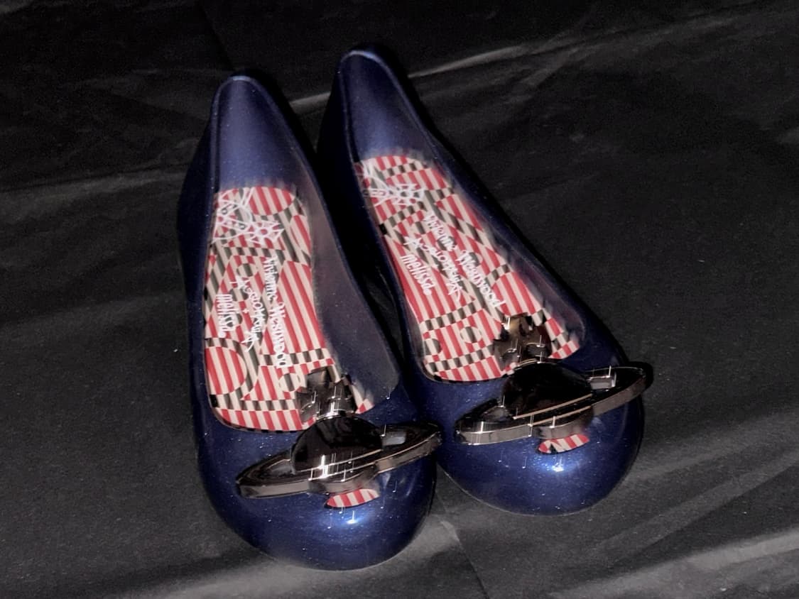 비비안웨스트우드 네이비 젤리슈즈 235 상품이미지2