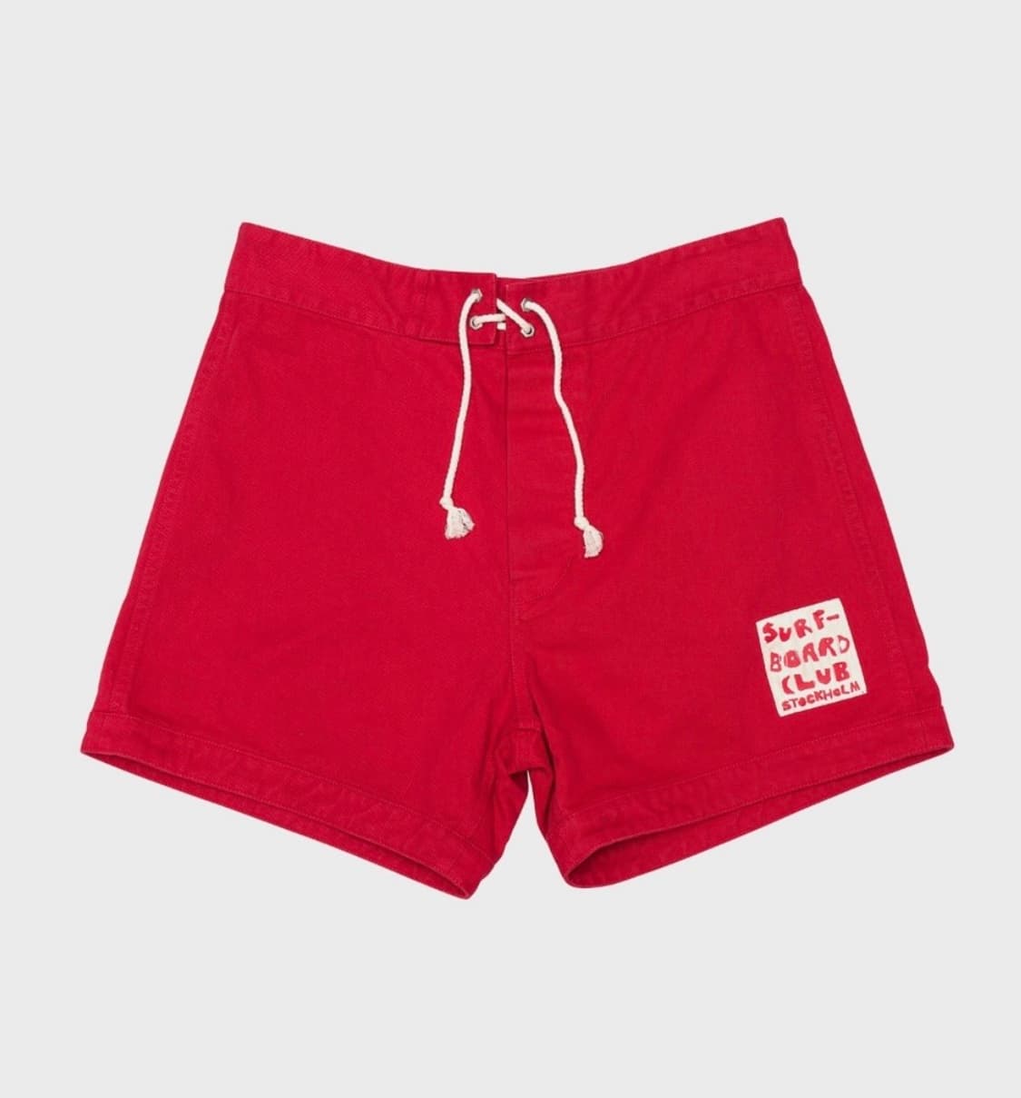 [M] 스톡홀룸서퍼보드클럽 레드 쇼츠 상품이미지1